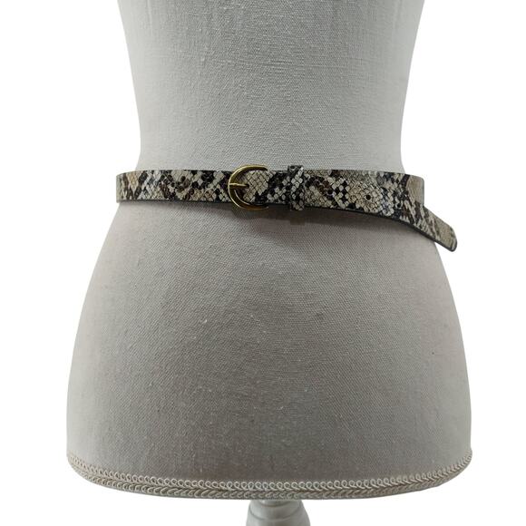 American Eagle Accessories - American Eagle Snake Print Size Small Skinny Genuine Leather